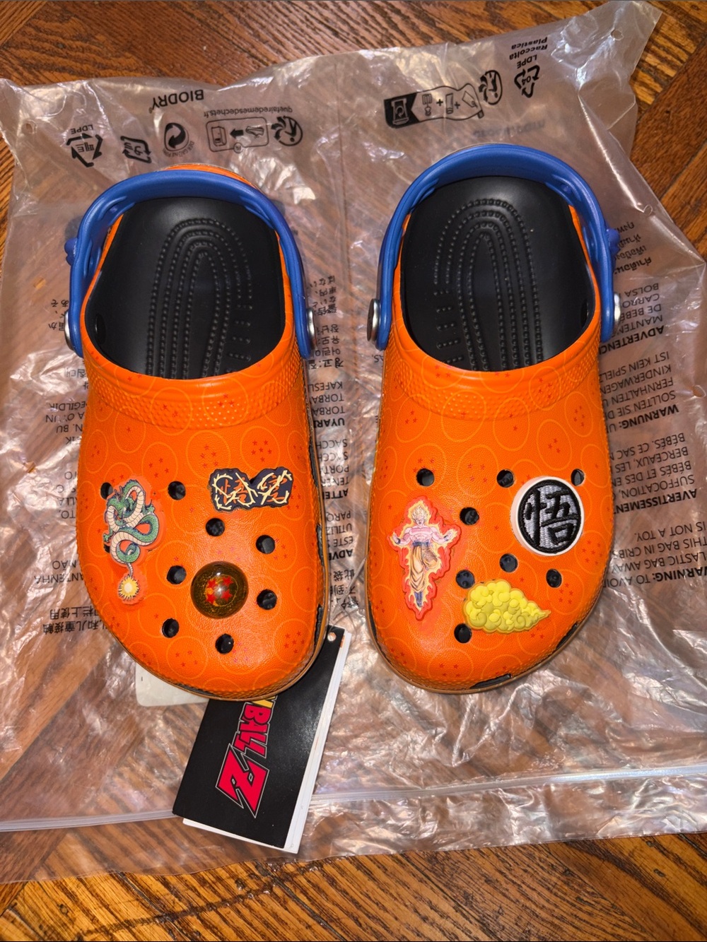 NWT Dragon Ball Z Crocs Kids